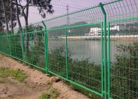 邯郸护栏网客户订购的河道护栏网安装效果